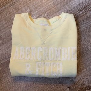 Yellow Abercrombie Crewneck